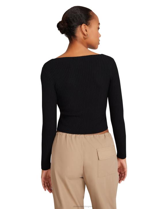 Steve Madden agotador mujer cárdigan emilia 4DZJ750 negro