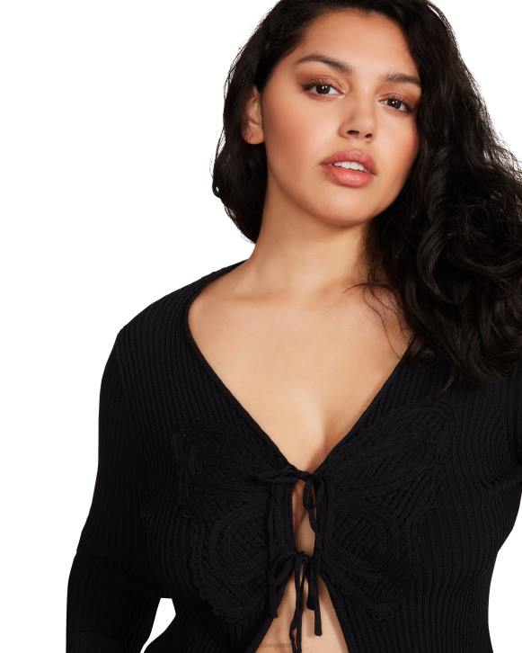 Steve Madden agotador mujer cárdigan emilia 4DZJ750 negro