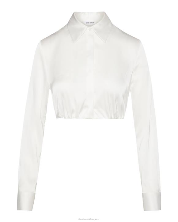 Steve Madden agotador mujer casandra superior 4DZJ784 blanco