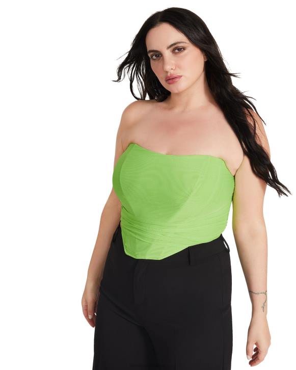 Steve Madden agotador mujer dalia superior 4DZJ781 verde neón