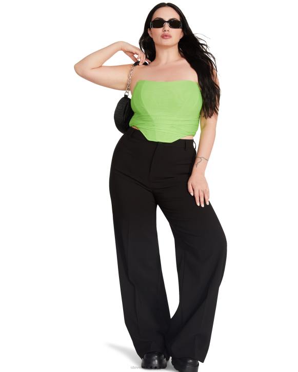 Steve Madden agotador mujer dalia superior 4DZJ781 verde neón