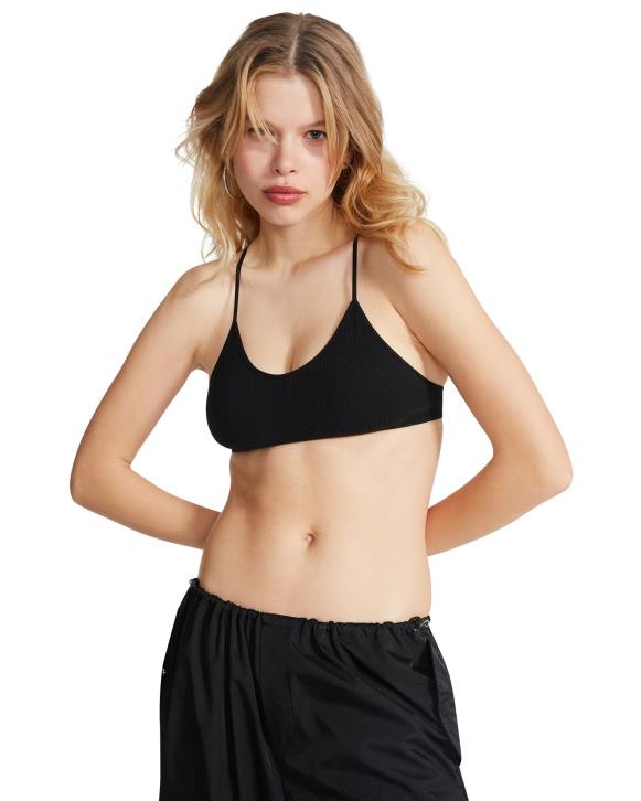 Steve Madden agotador mujer el bralette de malla ella 4DZJ754 negro