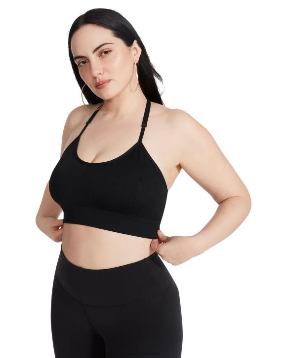 Steve Madden agotador mujer el bralette de malla ella 4DZJ754 negro