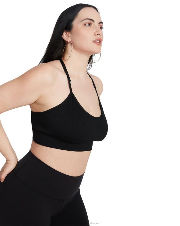 Steve Madden agotador mujer el bralette de malla ella 4DZJ754 negro