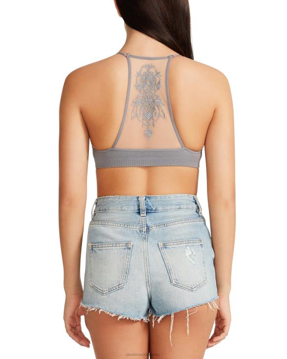 Steve Madden agotador mujer el bralette de malla ella 4DZJ799 gris