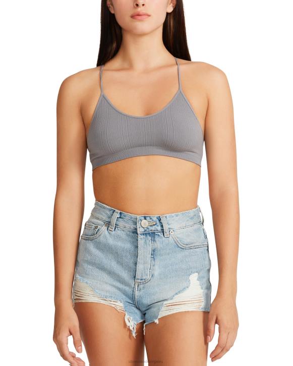 Steve Madden agotador mujer el bralette de malla ella 4DZJ799 gris