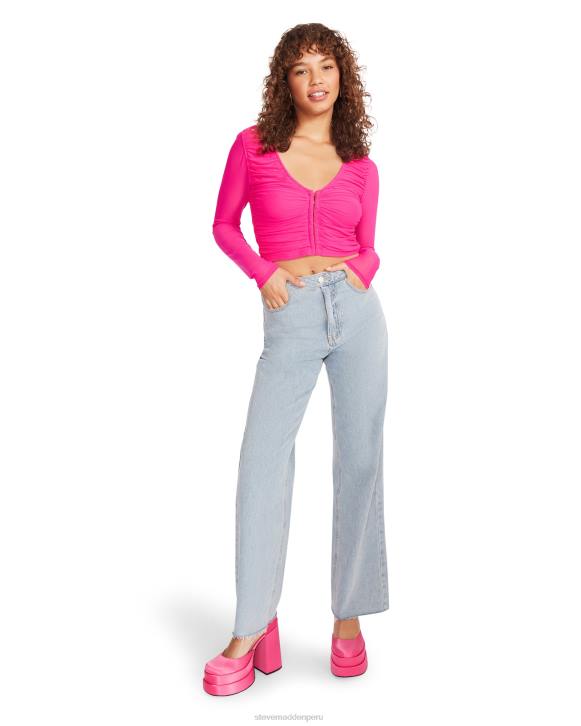 Steve Madden agotador mujer luna superior 4DZJ793 Rosa caliente
