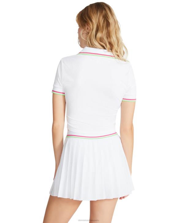 Steve Madden agotador mujer parte superior campbell 4DZJ760 blanco