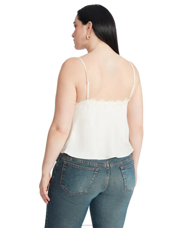 Steve Madden agotador mujer parte superior de ceniza 4DZJ743 crema