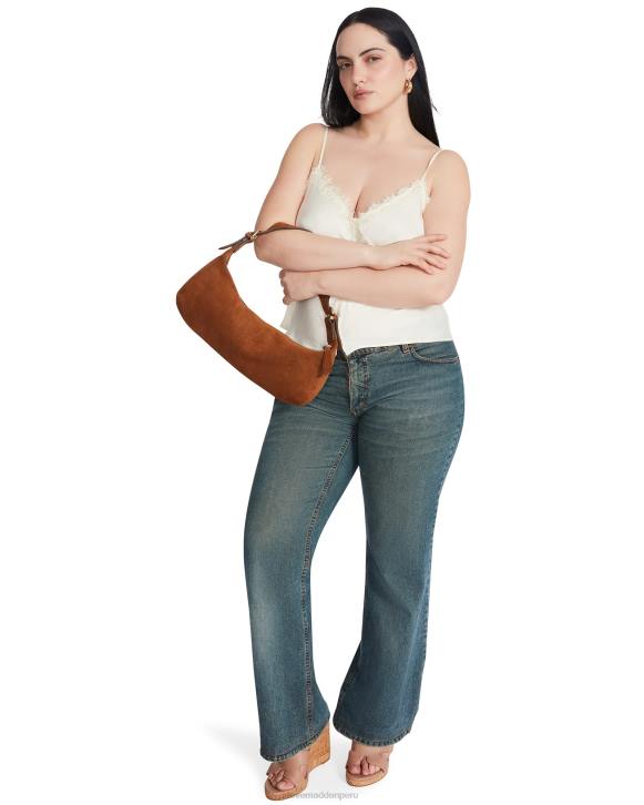 Steve Madden agotador mujer parte superior de ceniza 4DZJ743 crema