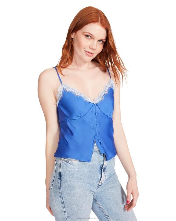 Steve Madden agotador mujer parte superior de ceniza 4DZJ764 azul