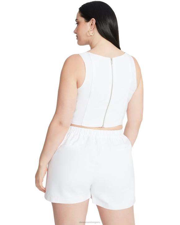 Steve Madden agotador mujer parte superior de mujer 4DZJ761 blanco