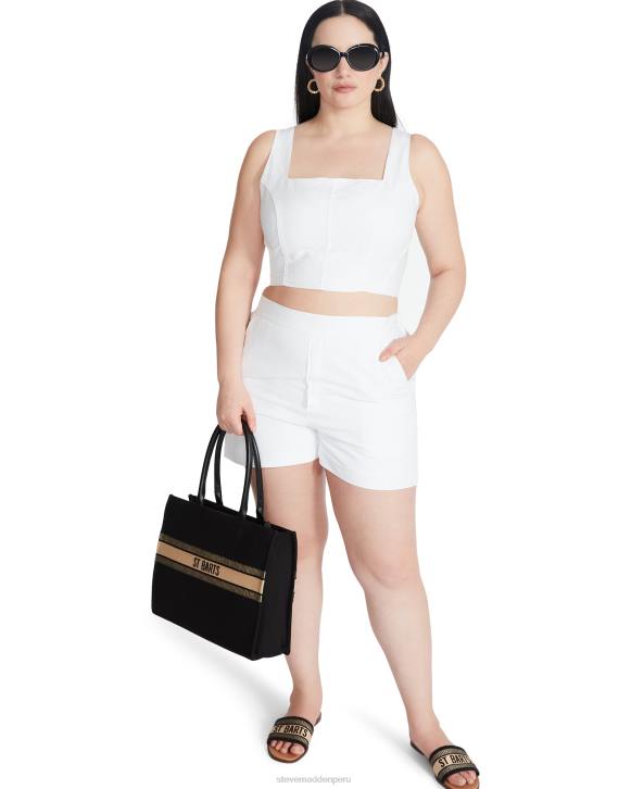 Steve Madden agotador mujer parte superior de mujer 4DZJ761 blanco