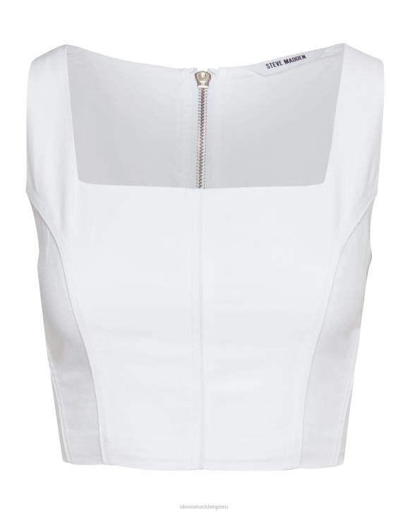 Steve Madden agotador mujer parte superior de mujer 4DZJ761 blanco