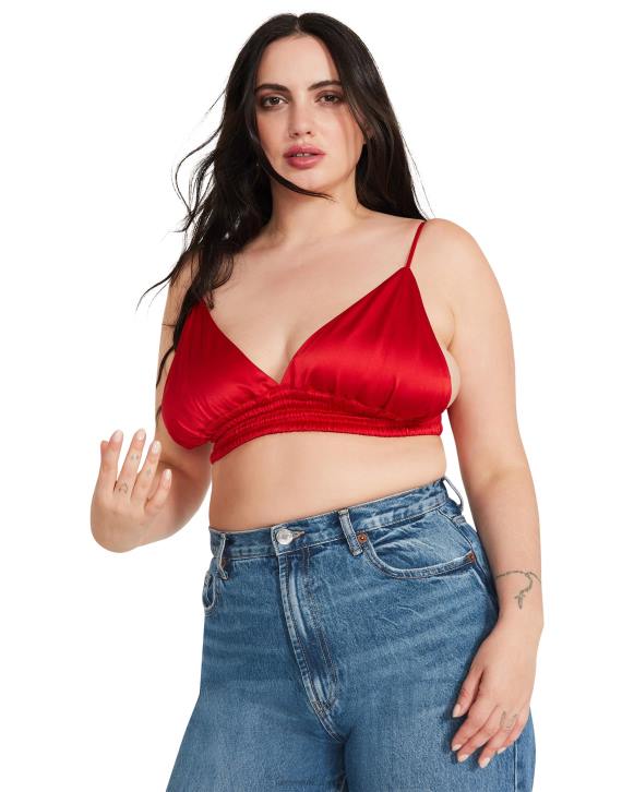 Steve Madden agotador mujer sujetador de pimienta 4DZJ774 rojo