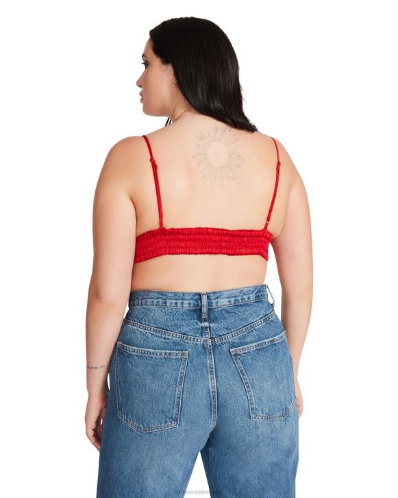 Steve Madden agotador mujer sujetador de pimienta 4DZJ774 rojo
