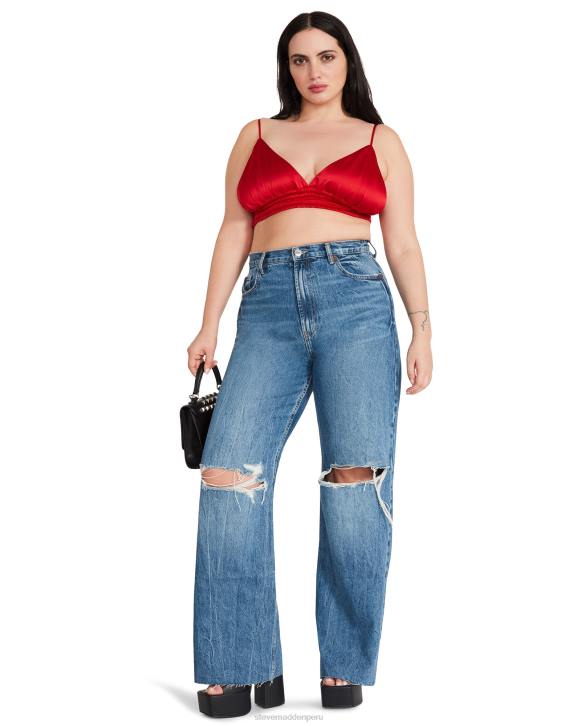 Steve Madden agotador mujer sujetador de pimienta 4DZJ774 rojo
