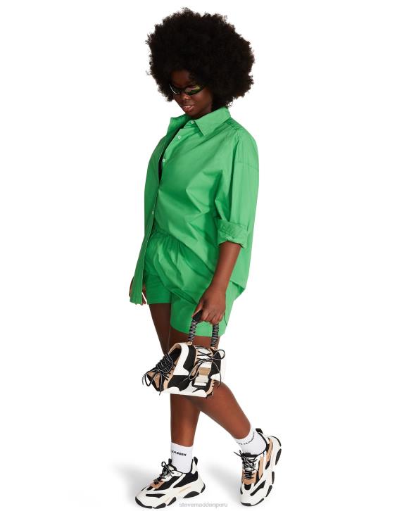 Steve Madden agotador mujer tapa de amapola 4DZJ757 verde