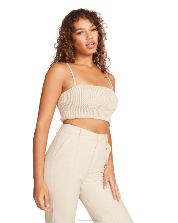 Steve Madden agotador mujer tapa de stass 4DZJ771 Marfil