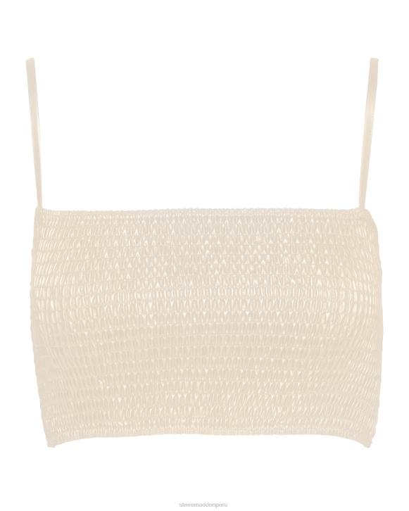 Steve Madden agotador mujer tapa de stass 4DZJ771 Marfil