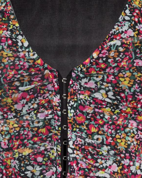 Steve Madden agotador mujer top floral luna 4DZJ791 rosa