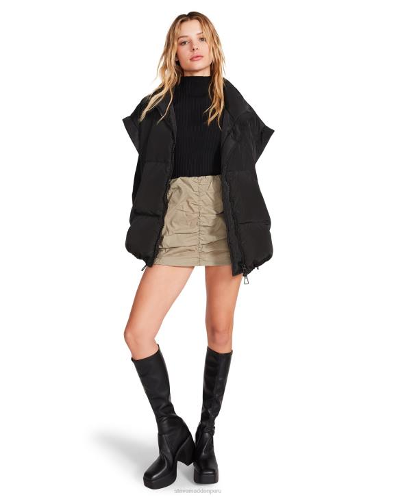 Steve Madden agotador mujer falda de paracaídas melva 4DZJ642 aceituna