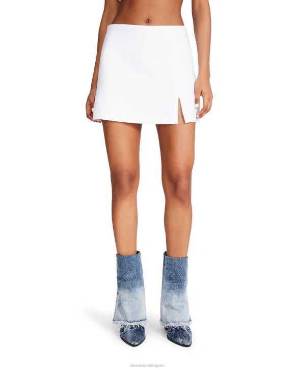 Steve Madden agotador mujer falda pantalón de cámara 4DZJ672 blanco