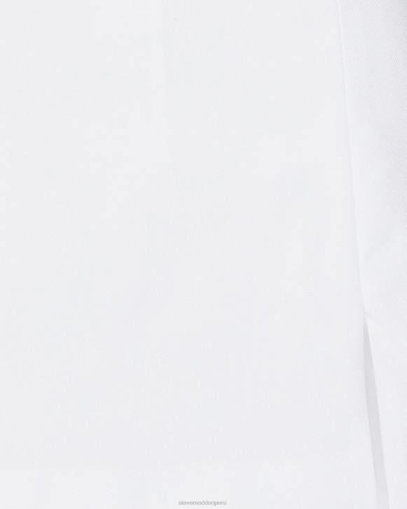 Steve Madden agotador mujer falda pantalón de cámara 4DZJ672 blanco