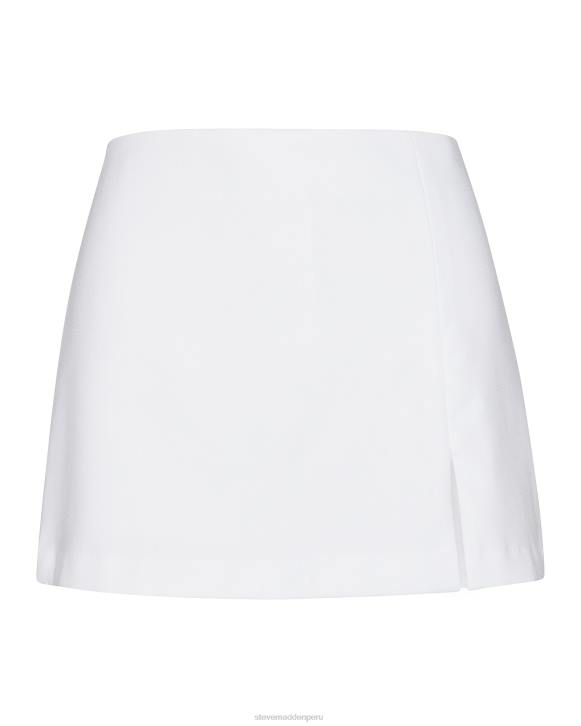 Steve Madden agotador mujer falda pantalón de cámara 4DZJ672 blanco