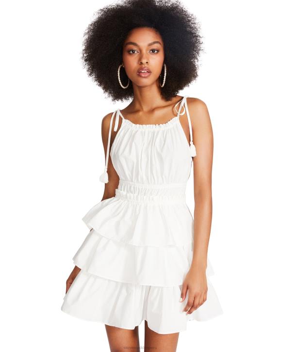 Steve Madden agotador mujer mini vestido mireya 4DZJ707 blanco