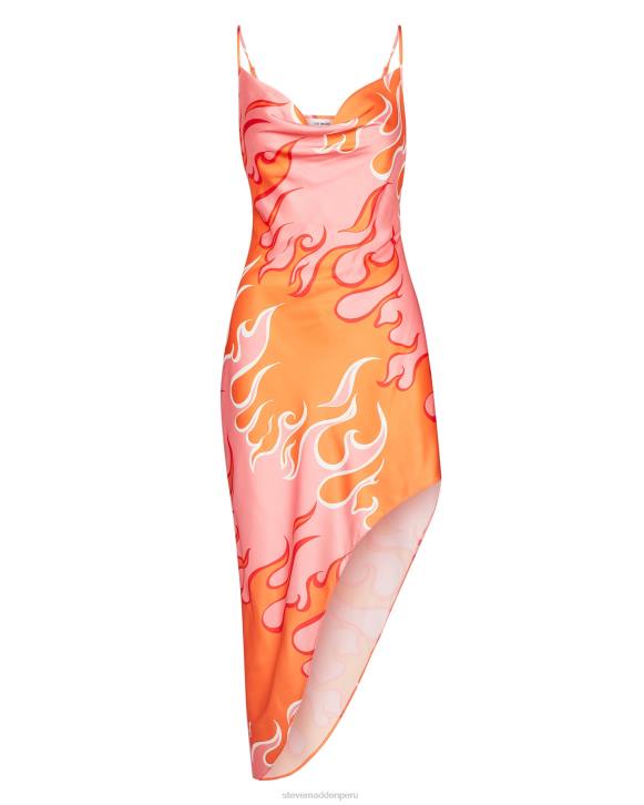 Steve Madden agotador mujer vestido aurora 4DZJ724 rosa multicolor