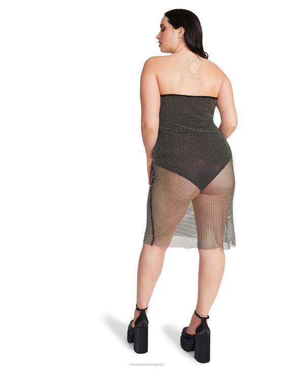 Steve Madden agotador mujer vestido charlize 4DZJ727 negro