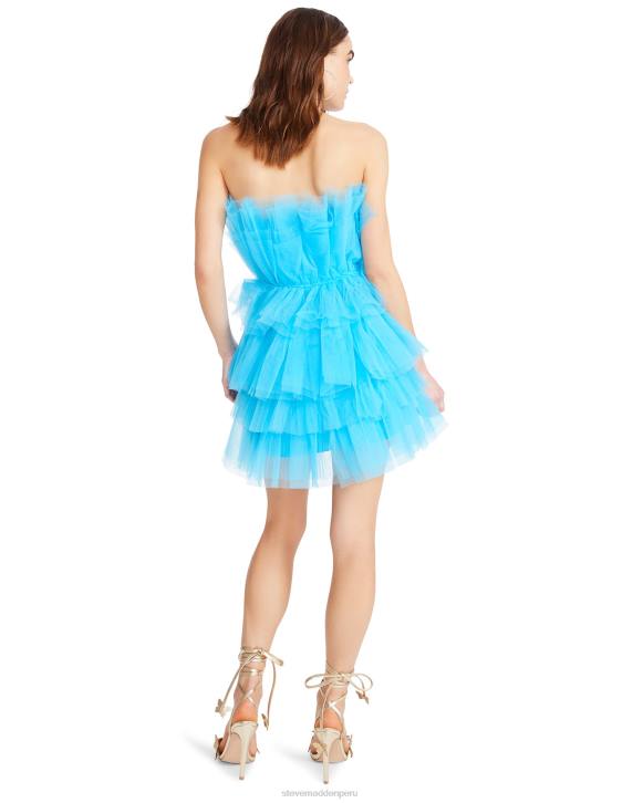 Steve Madden agotador mujer vestido de catleen 4DZJ697 azul