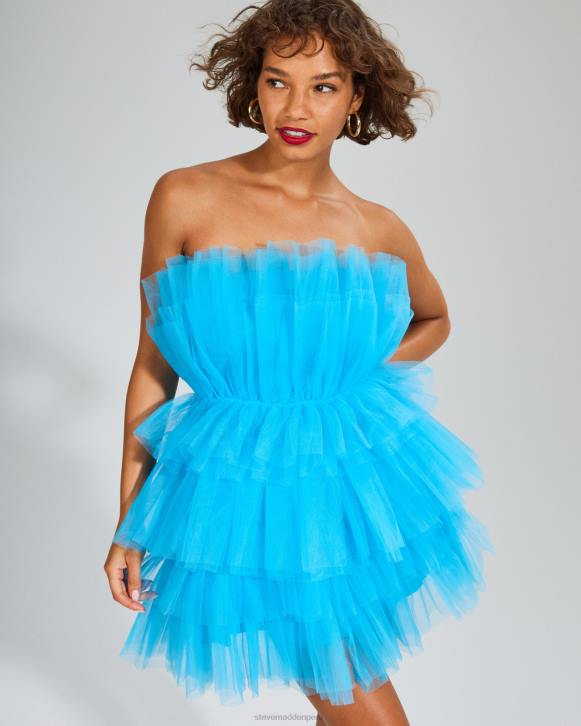 Steve Madden agotador mujer vestido de catleen 4DZJ697 azul