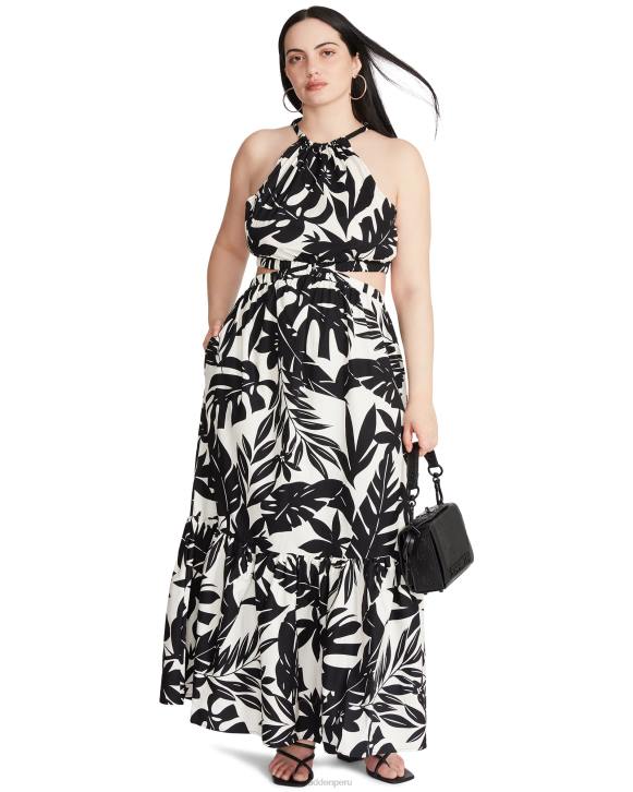 Steve Madden agotador mujer vestido de julio 4DZJ722 blanco negro