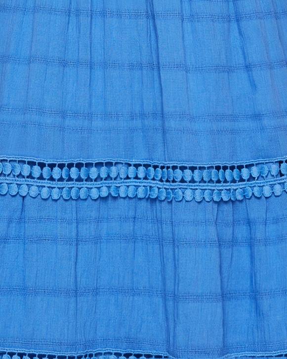 Steve Madden agotador mujer vestido de niveles felices 4DZJ702 azul