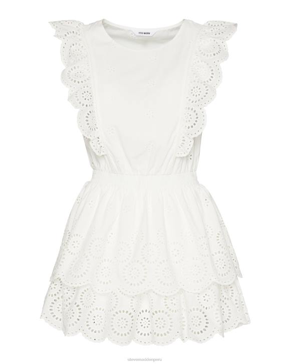 Steve Madden agotador mujer vestido jayda 4DZJ705 blanco