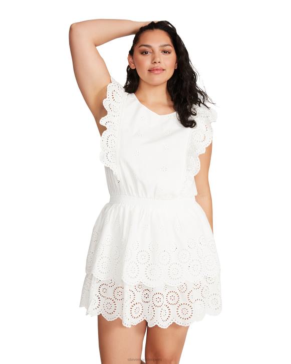 Steve Madden agotador mujer vestido jayda 4DZJ705 blanco