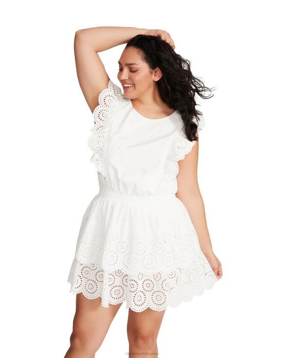Steve Madden agotador mujer vestido jayda 4DZJ705 blanco