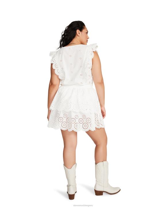 Steve Madden agotador mujer vestido jayda 4DZJ705 blanco