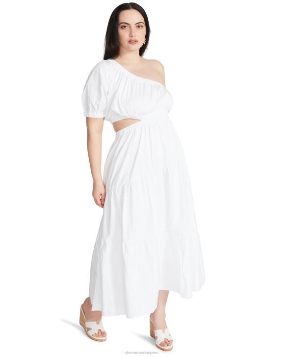 Steve Madden agotador mujer vestido largo leena 4DZJ695 blanco