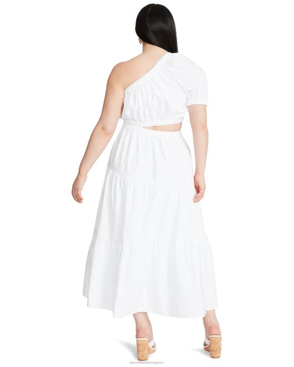 Steve Madden agotador mujer vestido largo leena 4DZJ695 blanco