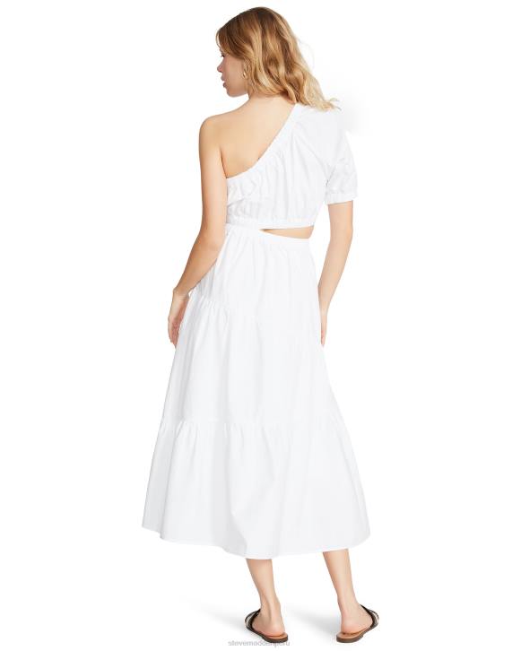 Steve Madden agotador mujer vestido largo leena 4DZJ695 blanco