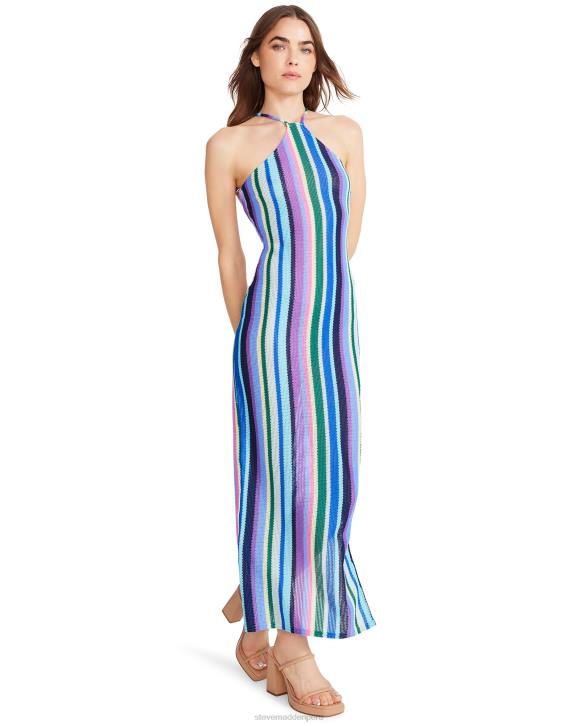 Steve Madden agotador mujer vestido makenna 4DZJ699 azul múltiple