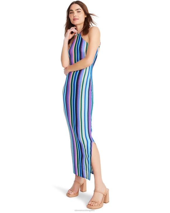 Steve Madden agotador mujer vestido makenna 4DZJ699 azul múltiple