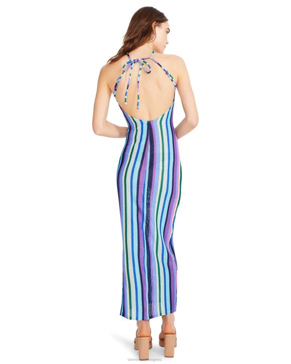 Steve Madden agotador mujer vestido makenna 4DZJ699 azul múltiple