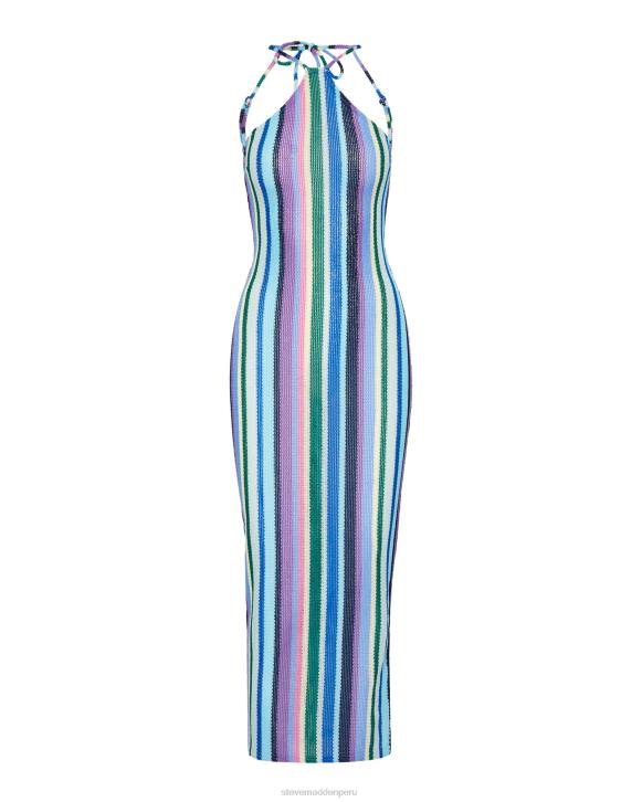 Steve Madden agotador mujer vestido makenna 4DZJ699 azul múltiple