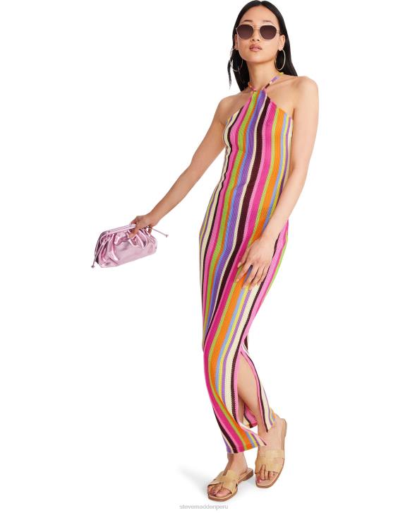 Steve Madden agotador mujer vestido makenna 4DZJ712 rosa multicolor