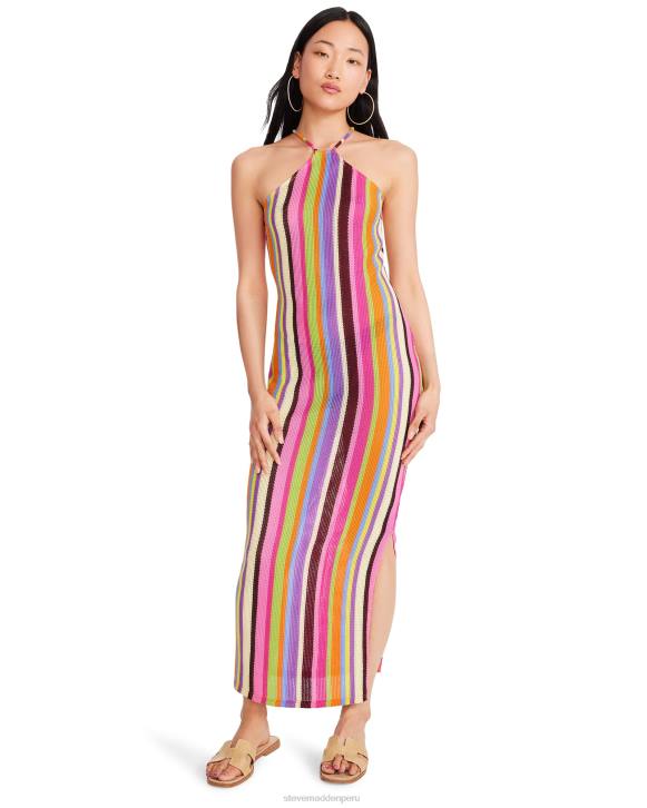 Steve Madden agotador mujer vestido makenna 4DZJ712 rosa multicolor