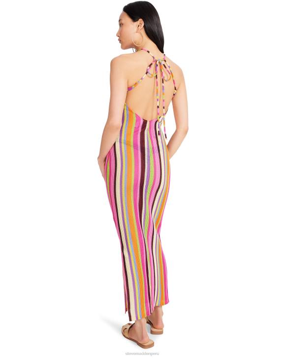 Steve Madden agotador mujer vestido makenna 4DZJ712 rosa multicolor